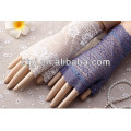 Ladies drive prevented bask in uv protection short lace gloves